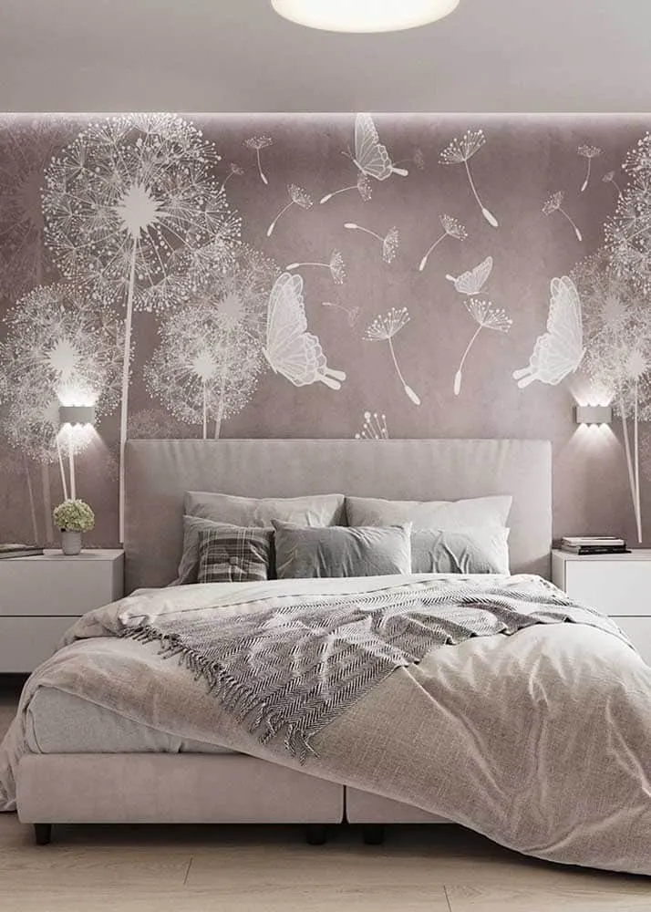 9 suaves y melódicos wallpapers para dormitorio de mujer