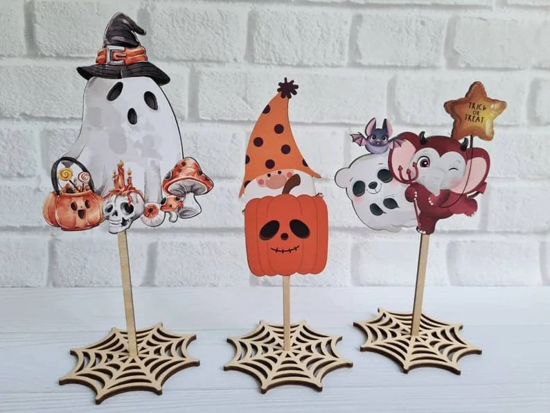 12. Decoración para mesa de Halloween