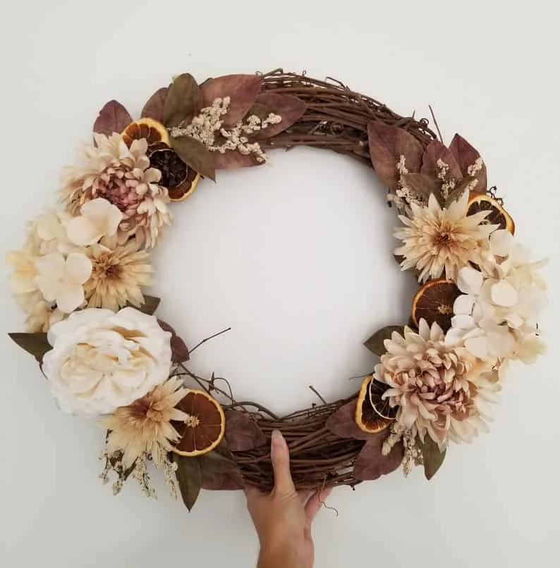 10. Autumn Farmer Wreath