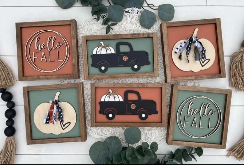 17. 三维秋季门牌