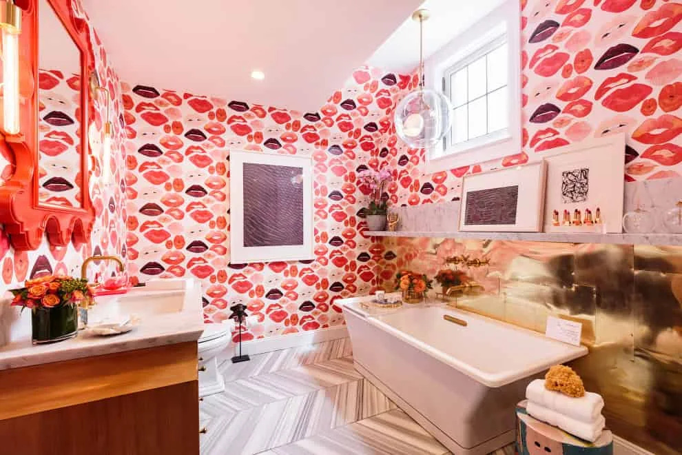 17. Eklektisches Badezimmer