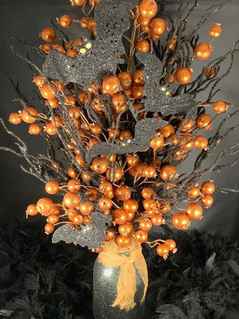 6. Centro de mesa de Halloween