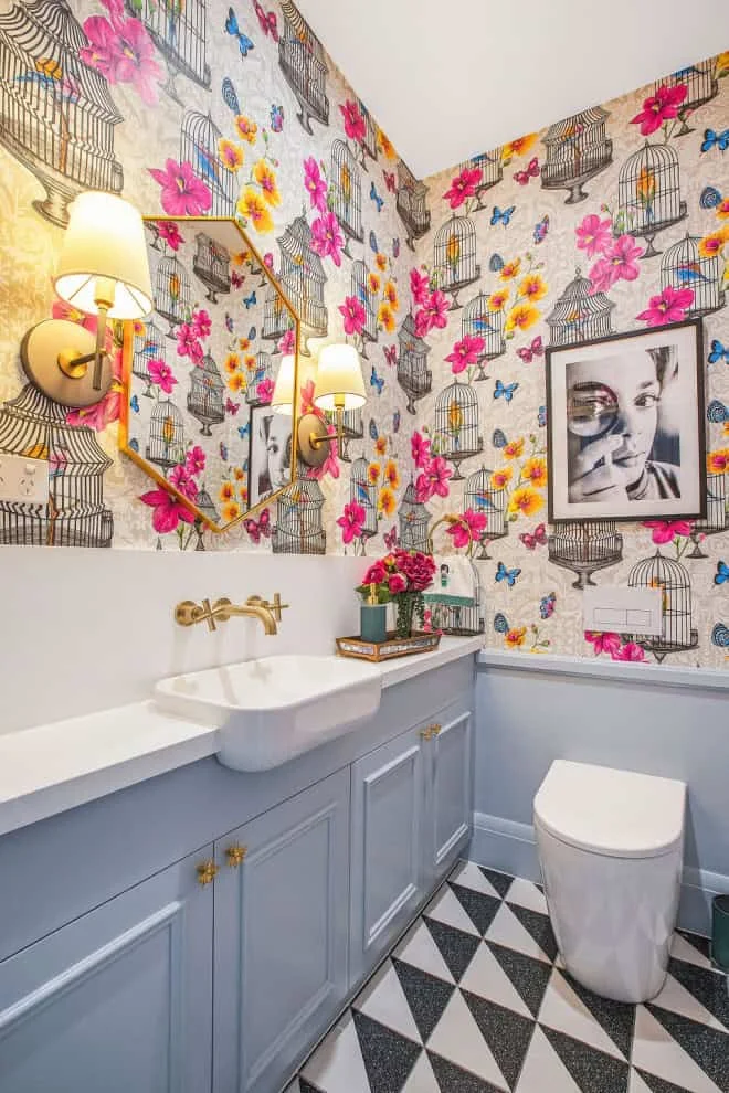 12. Eclectic Bathroom