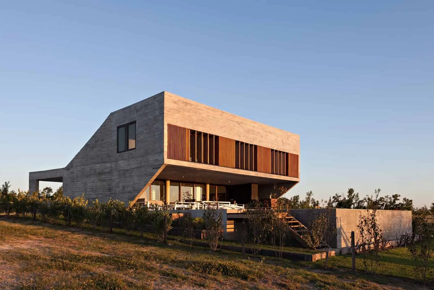 House N by A3 Luppi Ugalde Winter in Belen de Escobar, Argentina