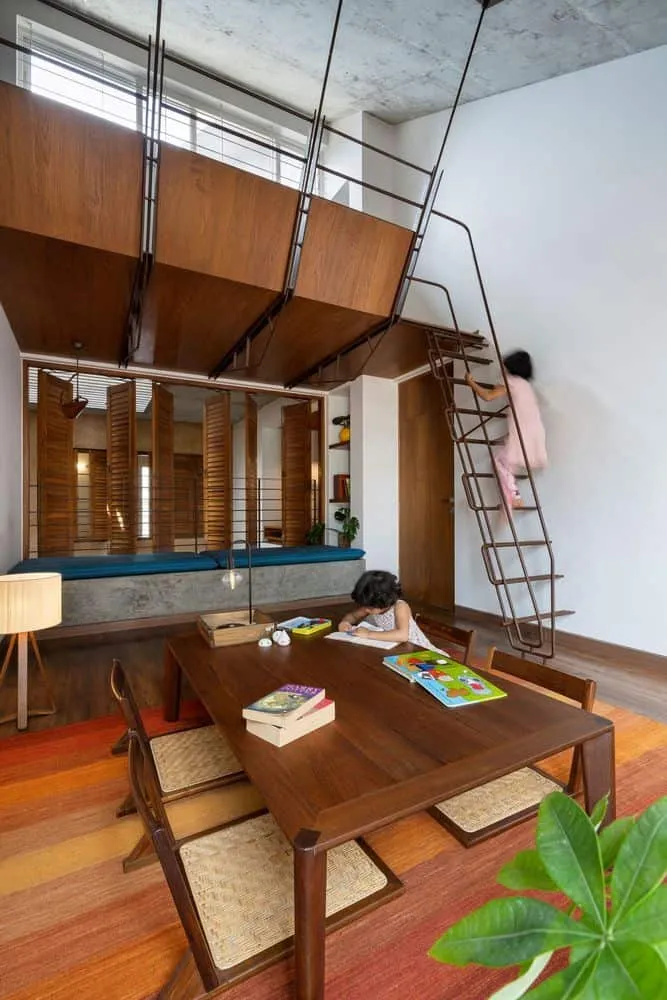 Greyscale Design Studio 设计的 Brickly Affair 石屋，位于印度班加罗尔