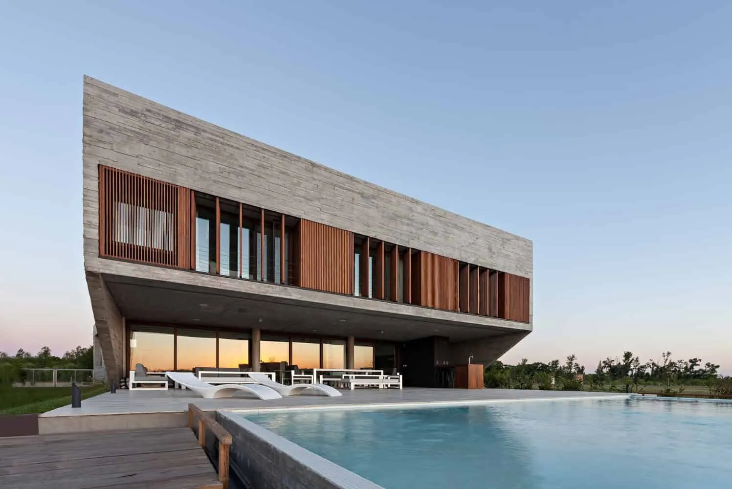 House N by A3 Luppi Ugalde Winter in Belen de Escobar, Argentina