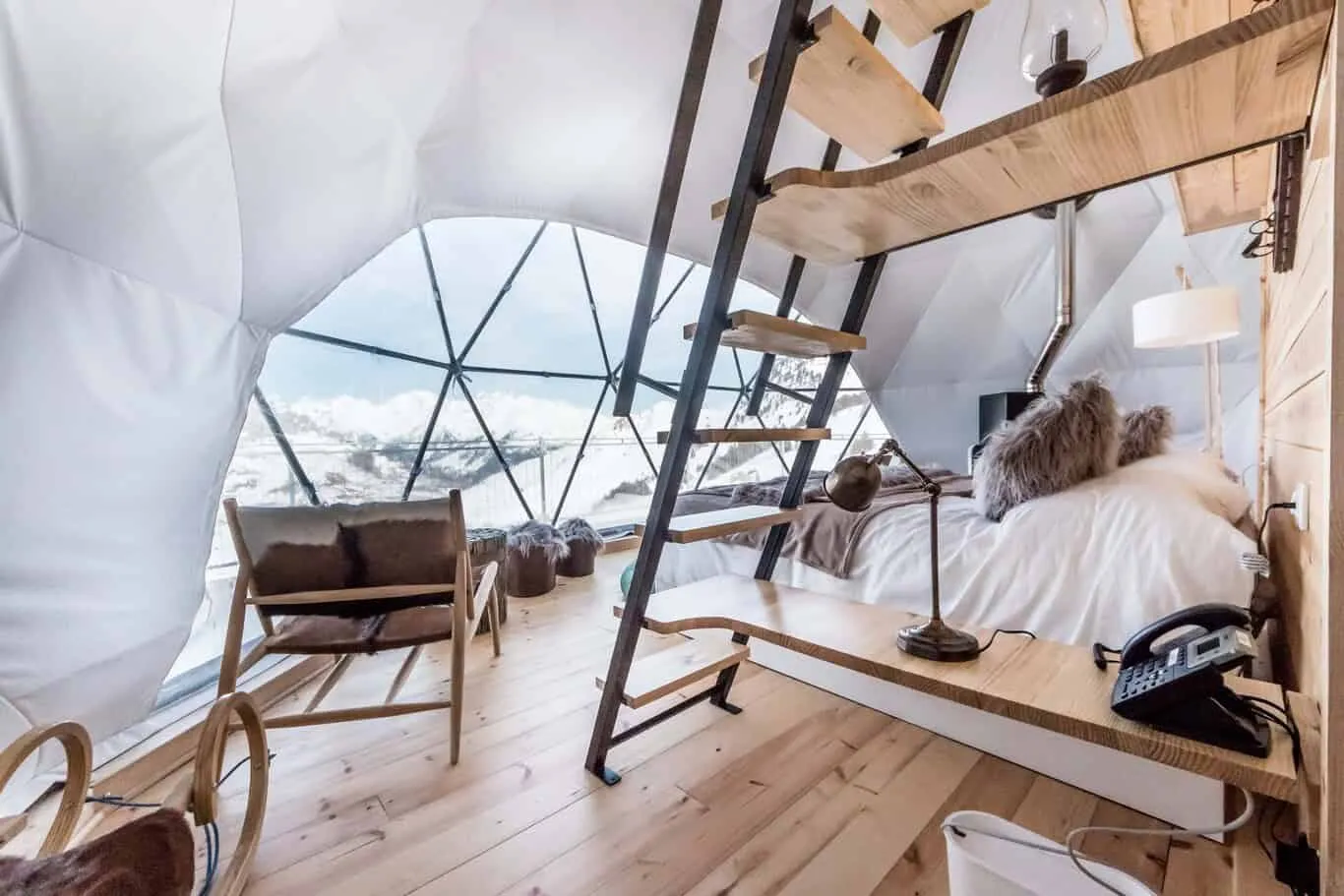 Vivez une expérience unique en dormant dans une igloo design