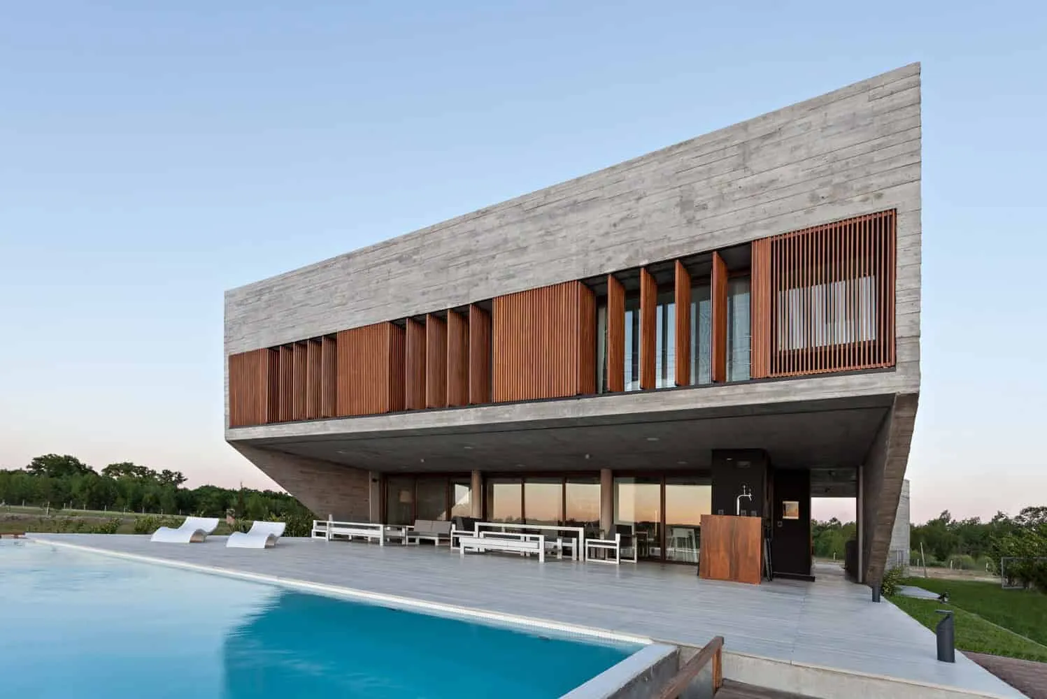 House N by A3 Luppi Ugalde Winter in Belen de Escobar, Argentina