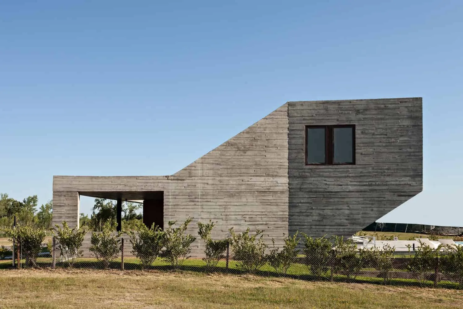 House N by A3 Luppi Ugalde Winter in Belen de Escobar, Argentina