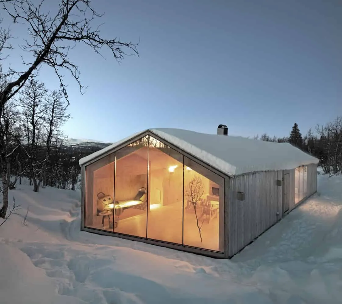 V-Lodge by Reiulf Ramstad Architects: Modern Mountain Retreat Above Aal, Norway