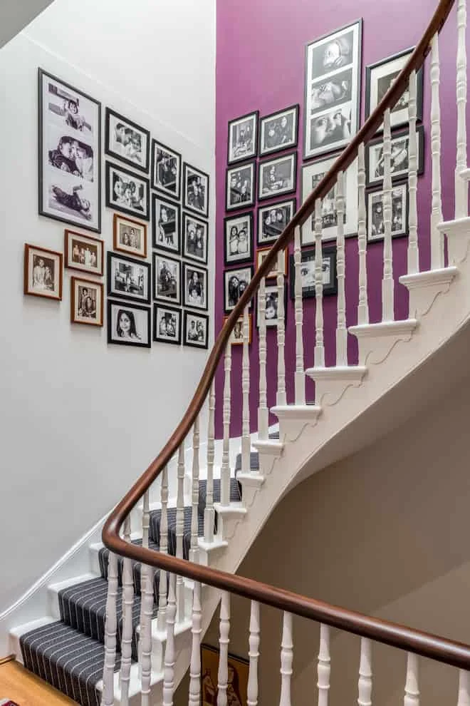 13. Eclectic Staircase Design