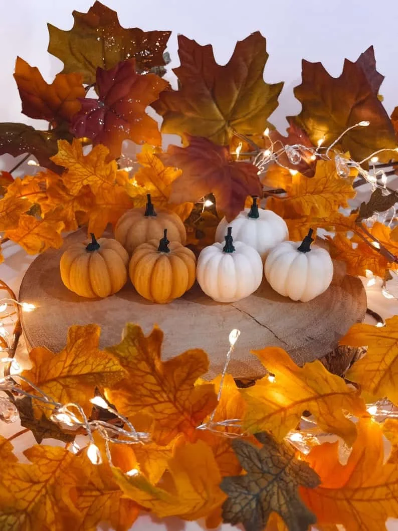 2. 南瓜造型蜡烛