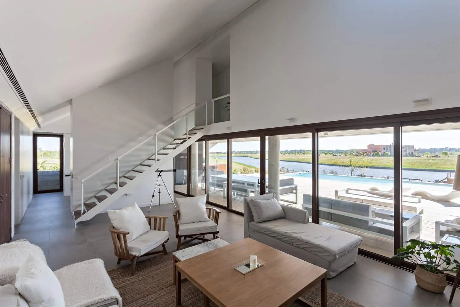 House N by A3 Luppi Ugalde Winter in Belen de Escobar, Argentina