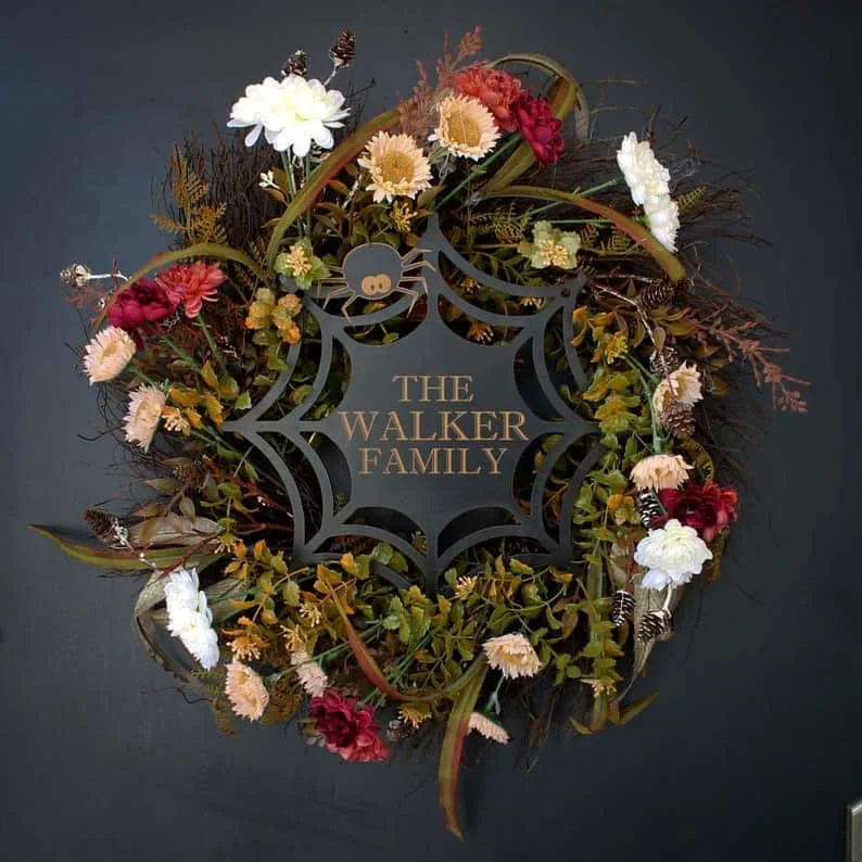 9. Персоналізований венок на Хеллоуїн