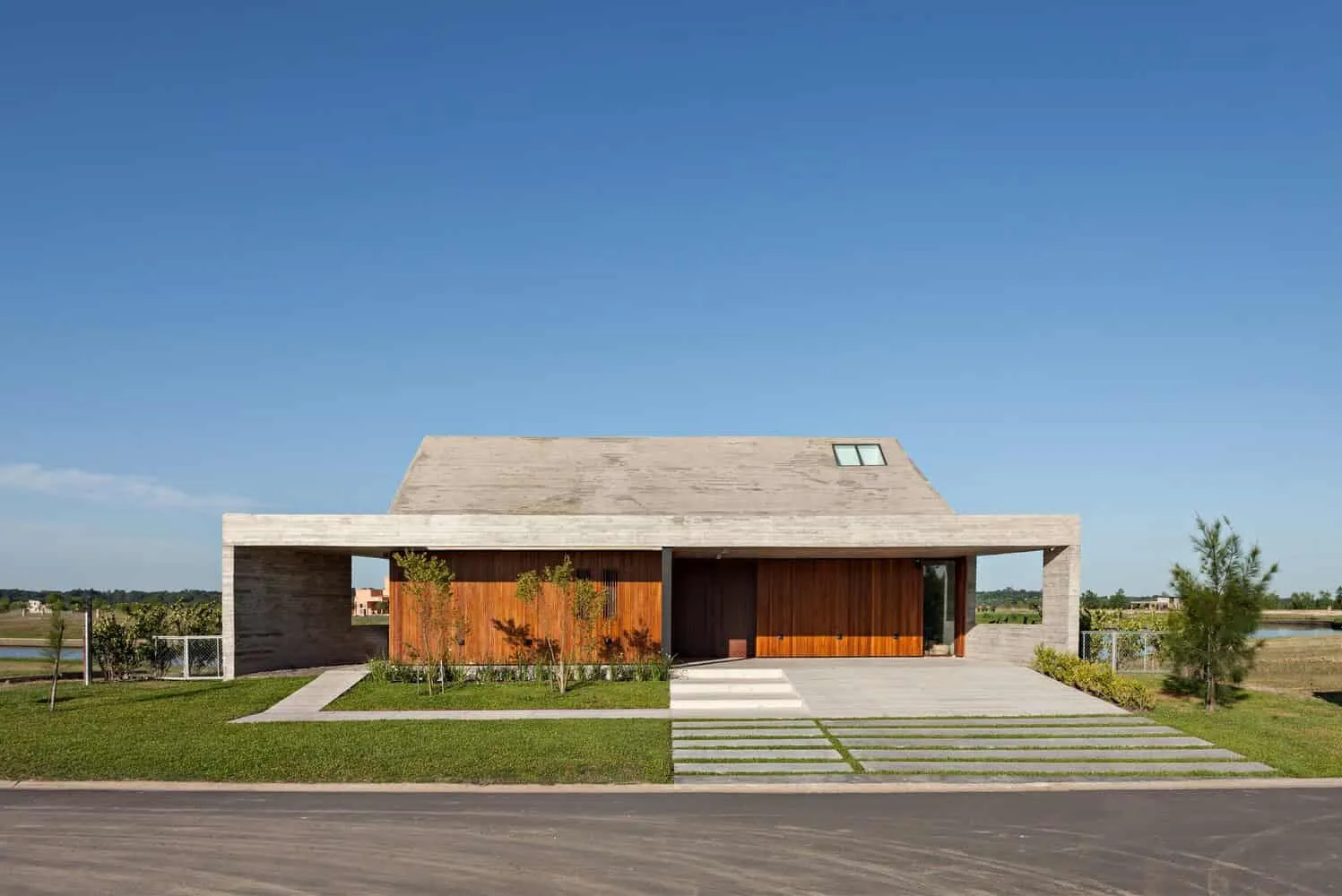 House N by A3 Luppi Ugalde Winter in Belen de Escobar, Argentina