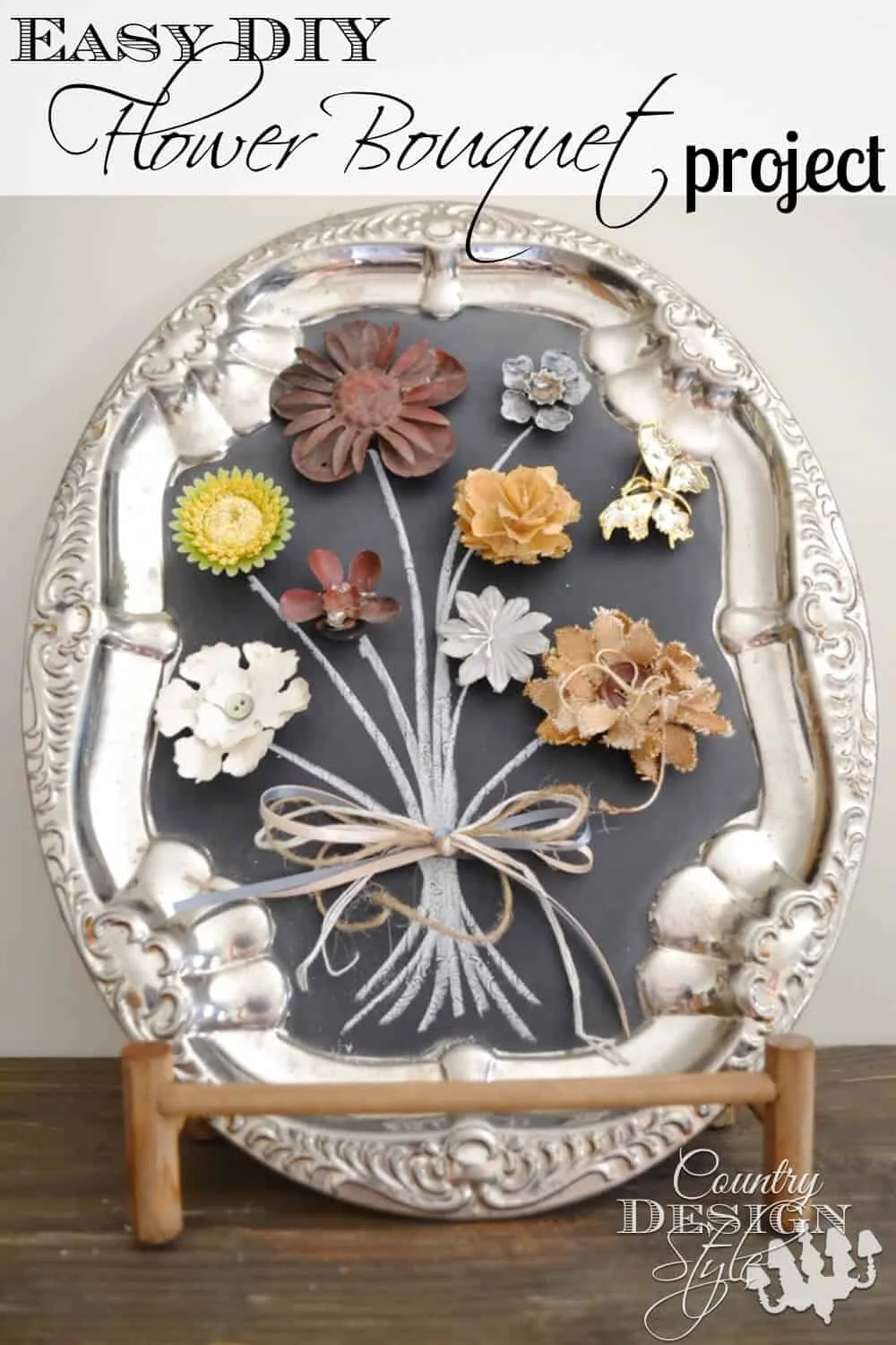 11. Proyecto de ramo DIY hecho con flores