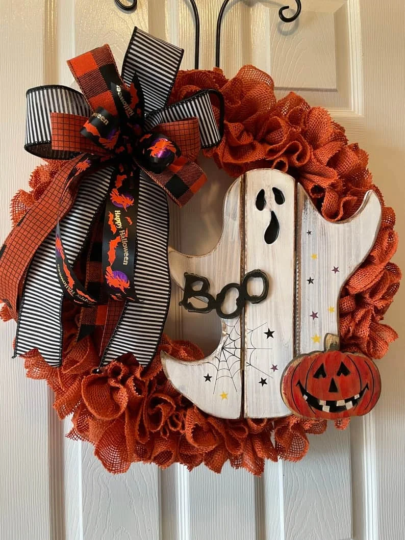 13. Ramo naranja de terciopelo