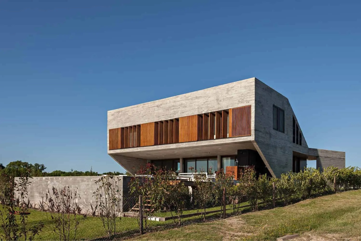 House N by A3 Luppi Ugalde Winter in Belen de Escobar, Argentina