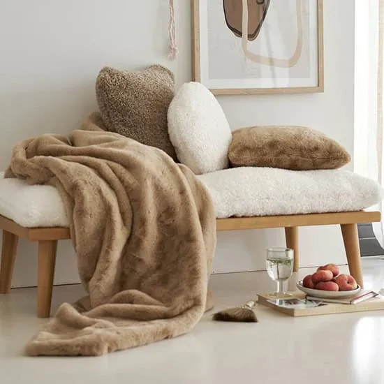 Essential Winter Decoration Accessory — Faux Fur Throw