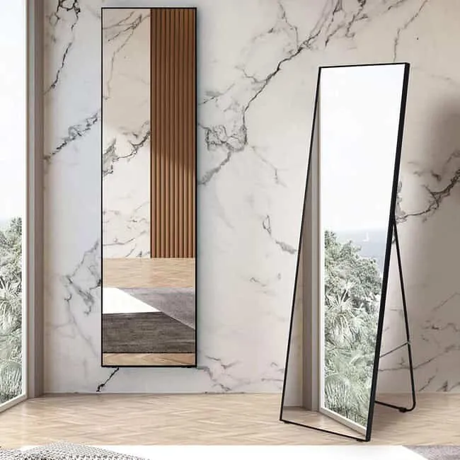 Full-Length Mirrors for Decorating and Adding Depth to the Bedroom