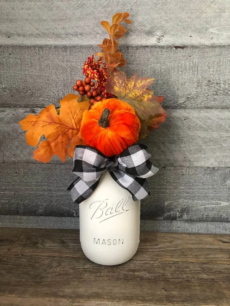 14. Frascos mason tristes