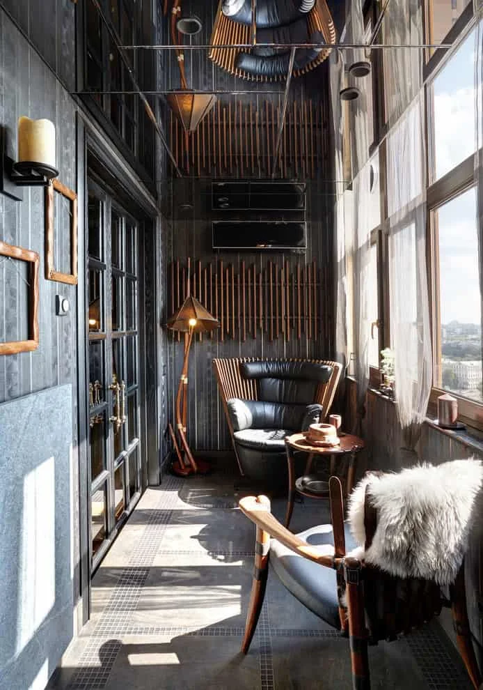 10. Apartamento ecléctico con balcón