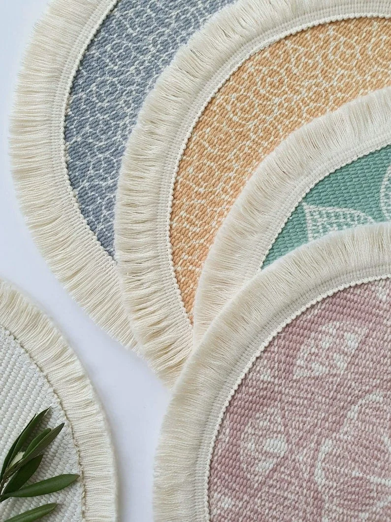 12. Plakat aus gestricktem Baumwollstoff mit Pinsel