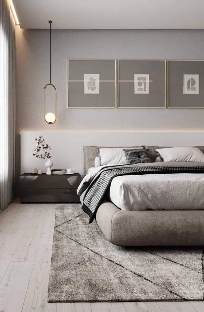 中性色调双卧室设计灵感