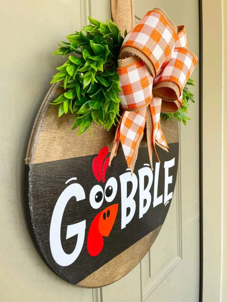 13. Guirnalda Gobble otoñal