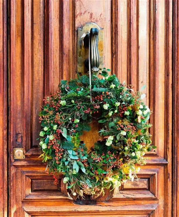6个圣诞节装饰门的示例