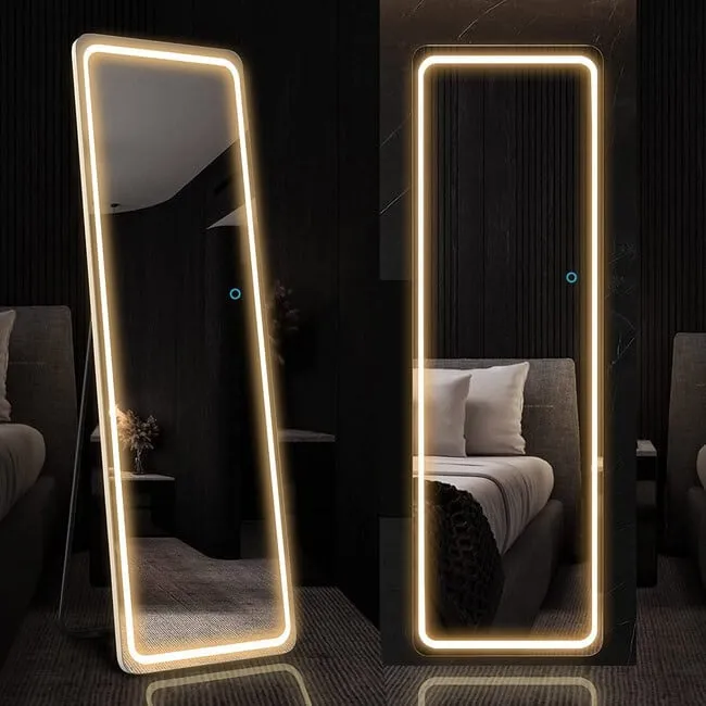 Full-Length Mirrors for Decorating and Adding Depth to the Bedroom