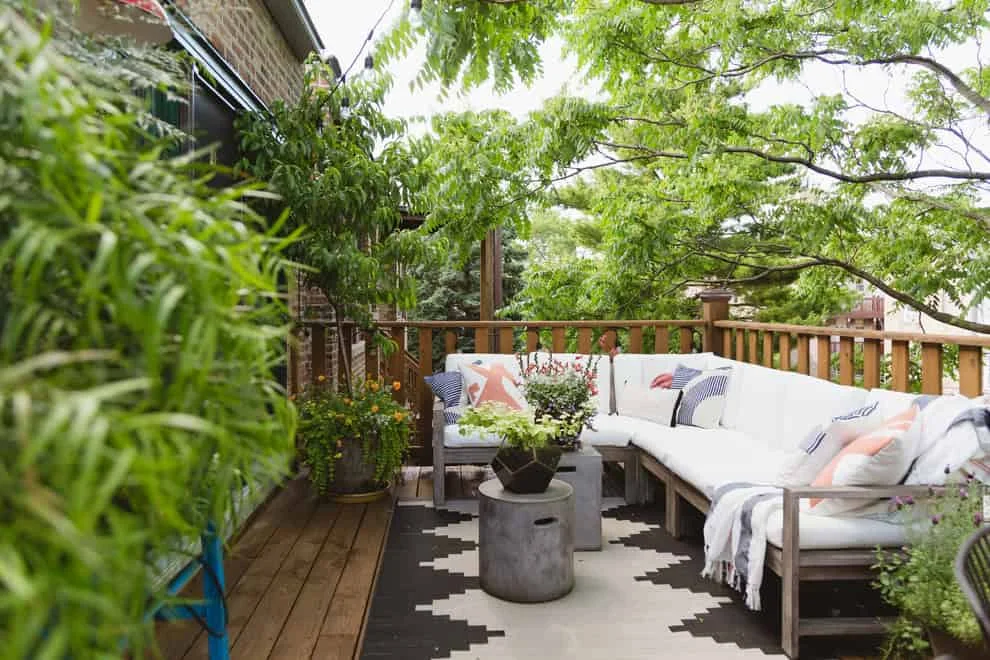 11. 芝加哥公寓 eclectic 露台