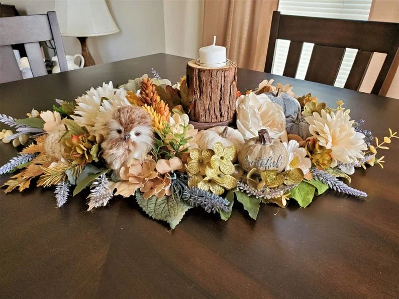 13. Centro de mesa para el Dia de Accion de Gracias