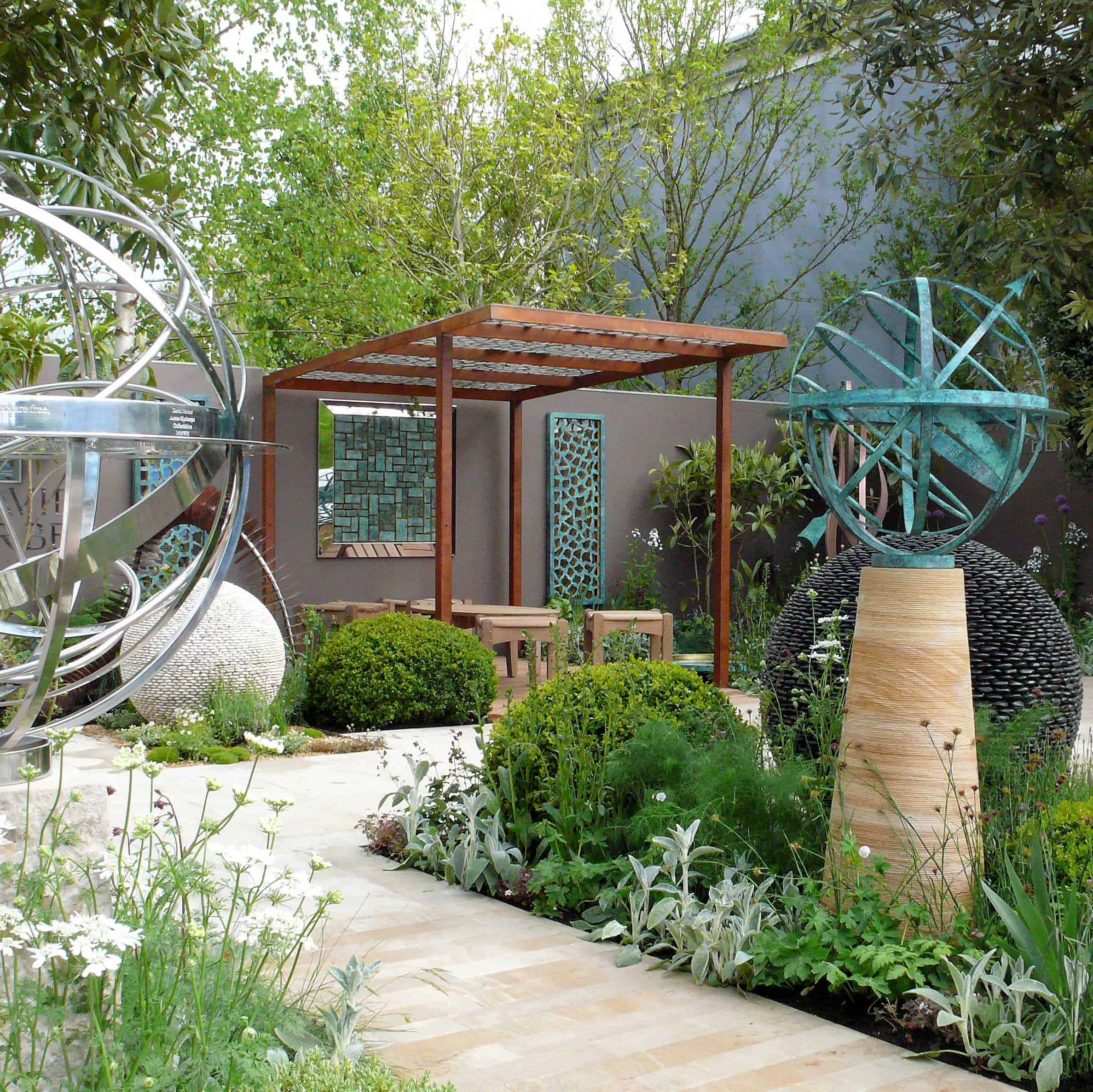 12. Eklektischer Hinterhof