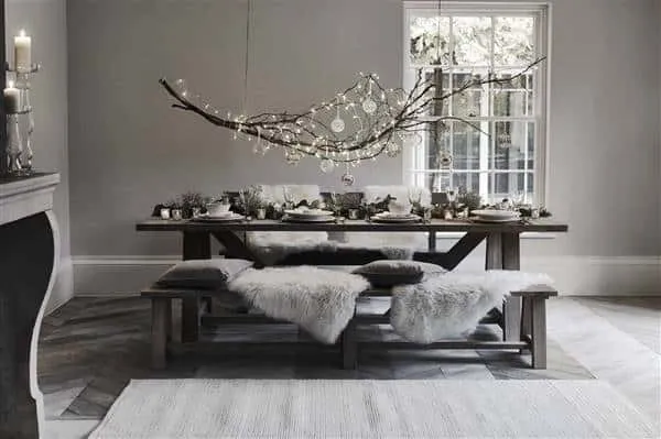 用圣诞球装饰家居的神奇创意