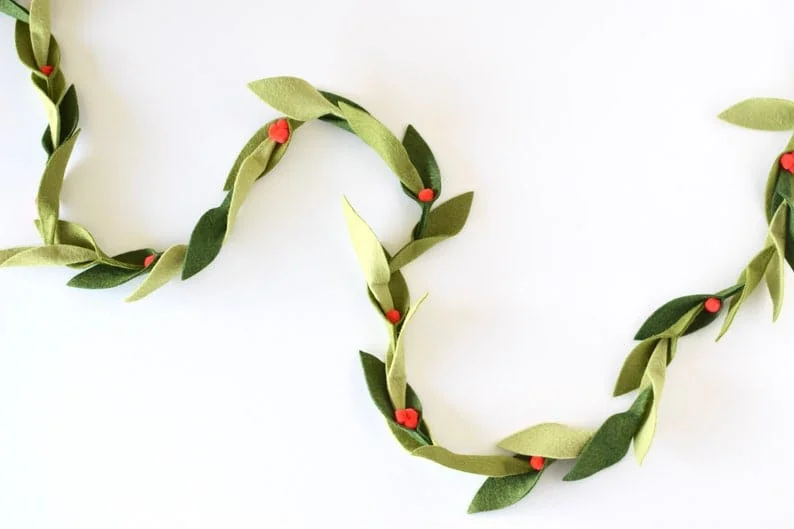 15. Guirnalda invernal de olivo