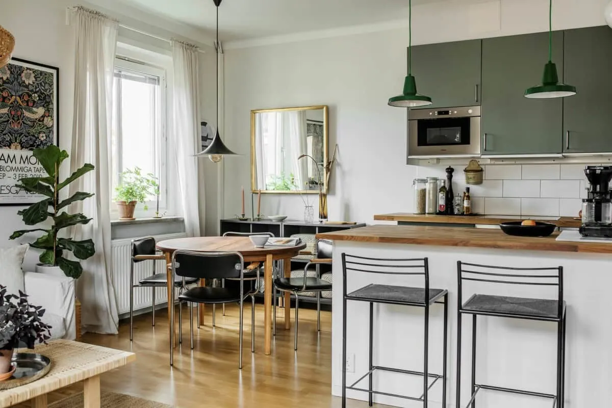 斯德哥尔摩南部温馨复古复式公寓