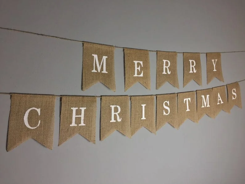 6. ADORNO CON TEXTO MERRY CHRISTMAS