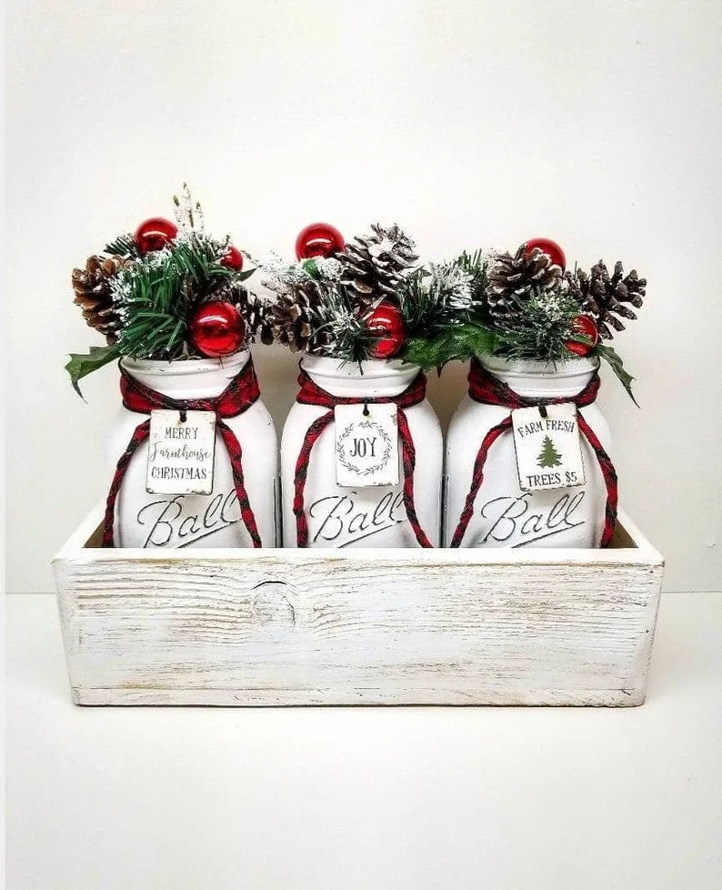 14. Decoración navideña Buffalo Plaid