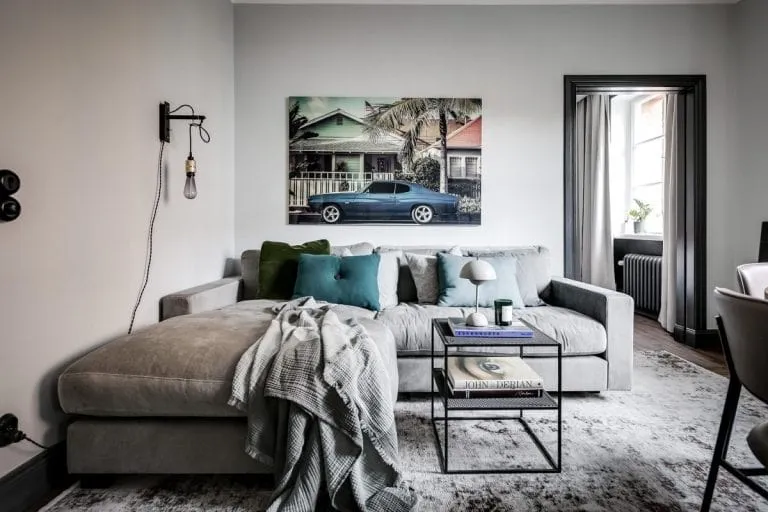 Scandinavian Style: White, Gray and Black