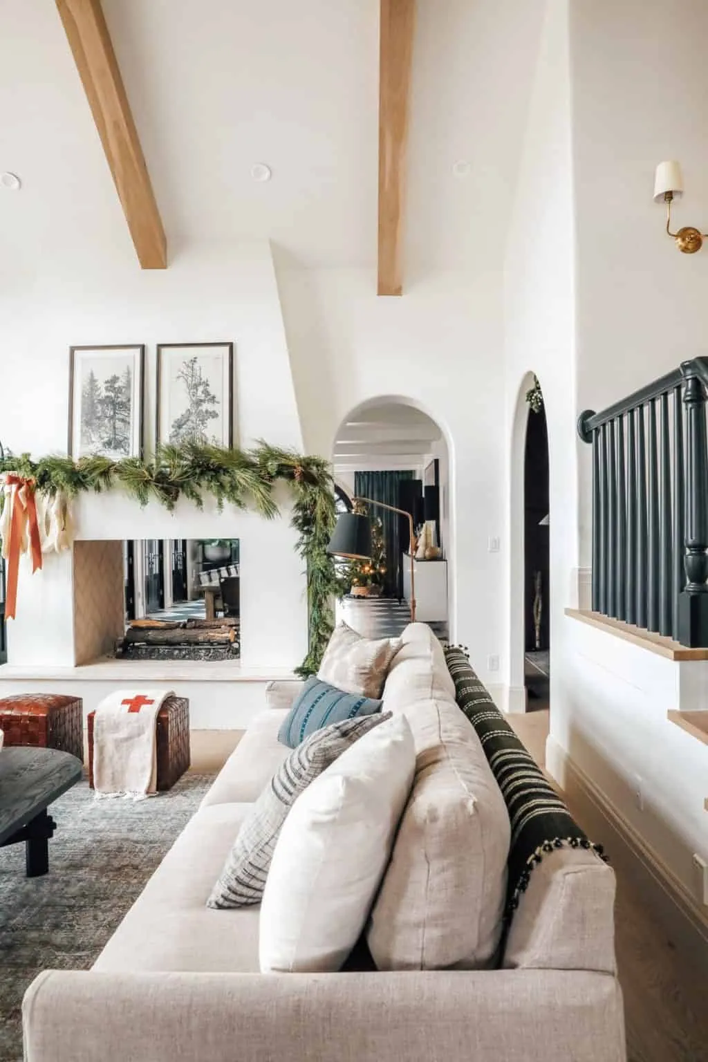 自然与中性风格的圣诞装饰