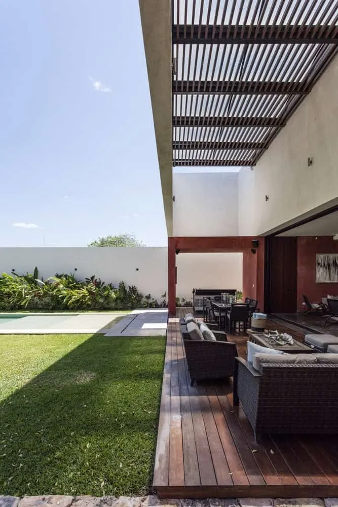 梅里达墨西哥的Temozon之家，由Boyance Arquitectura + Edificacion设计