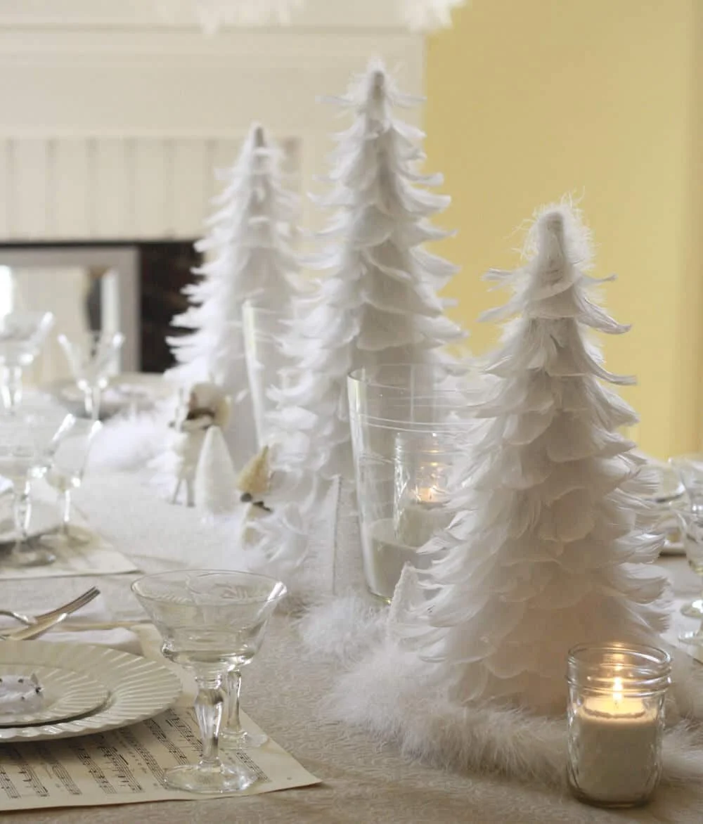 2. WHITE FEATHER TABLE