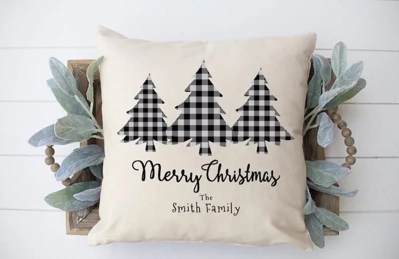 6. 水貂毛毯个性化圣诞树