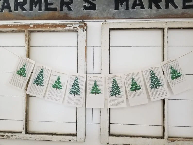 16. Banner „Schnee-Bäume“