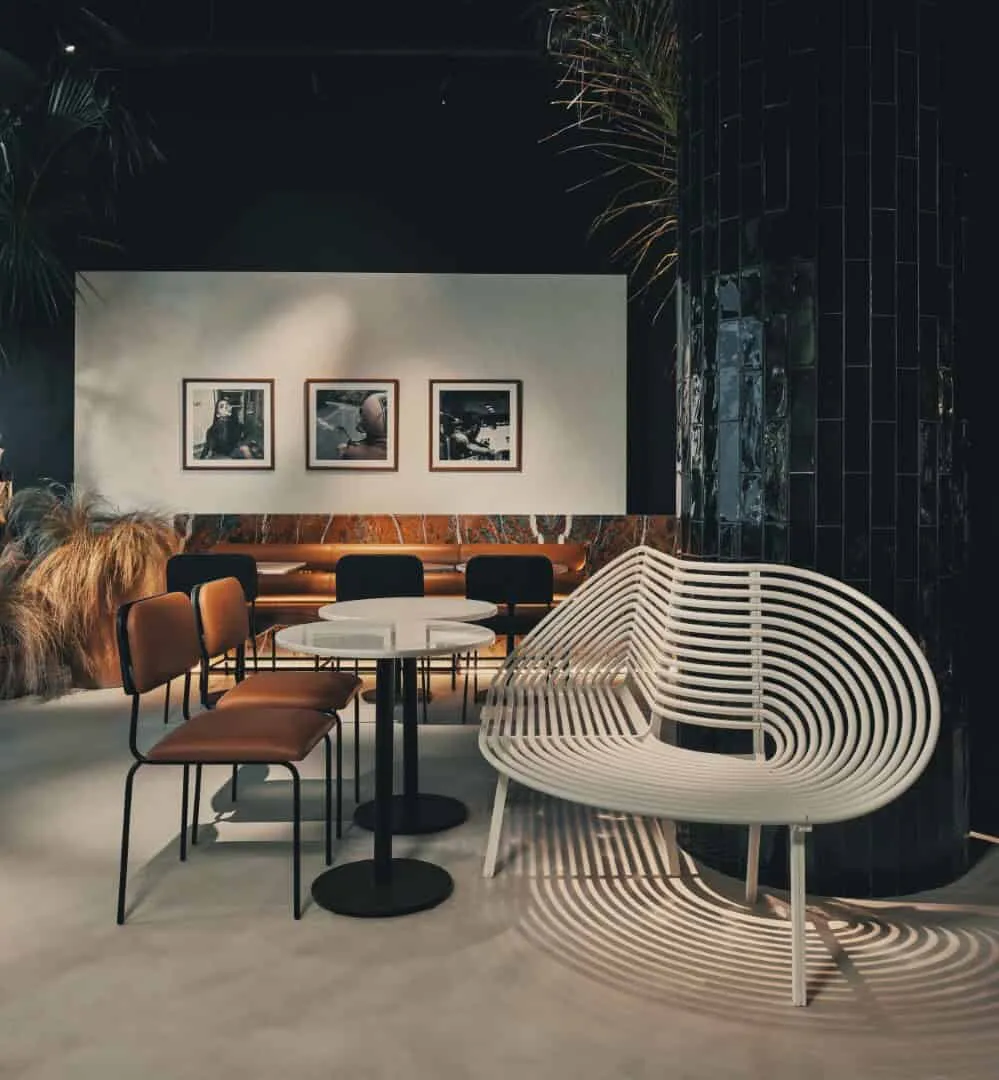 URBANJOBS的Nappo Pizza餐厅——位于伊斯坦布尔 Canyon购物中心的极简主义餐厅