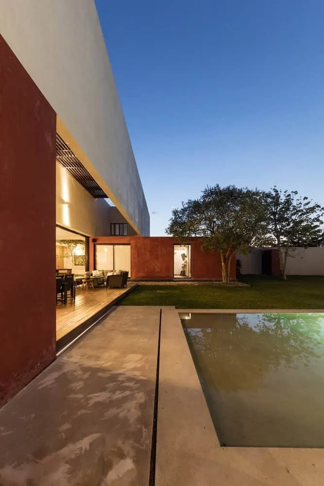 梅里达墨西哥的Temozon之家，由Boyance Arquitectura + Edificacion设计