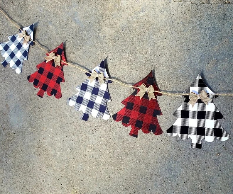 11. Weihnachtsgirlande mit Tanne