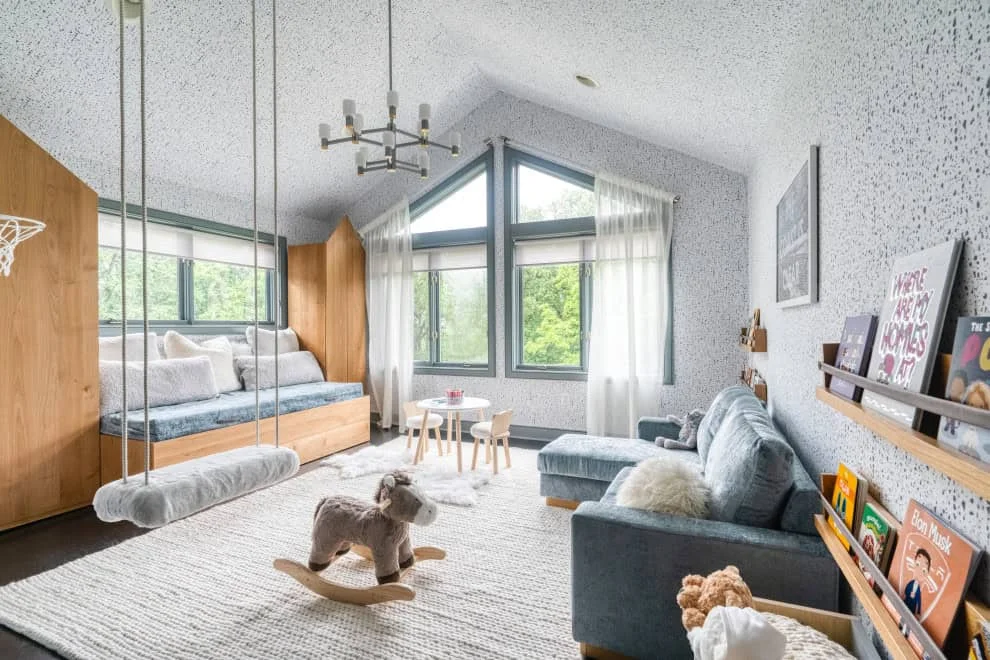 14. Sala de juegos moderna