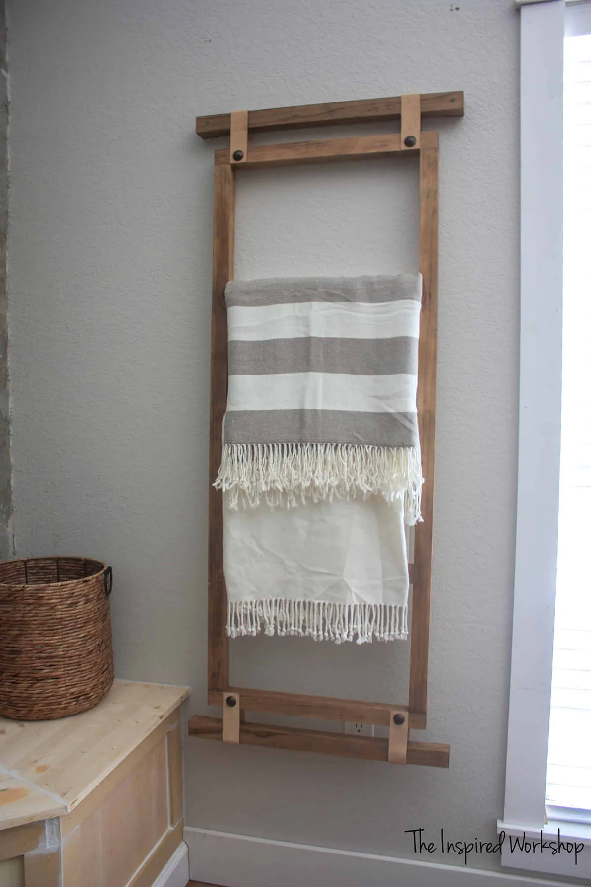 4. DIY Wall Towel Hook